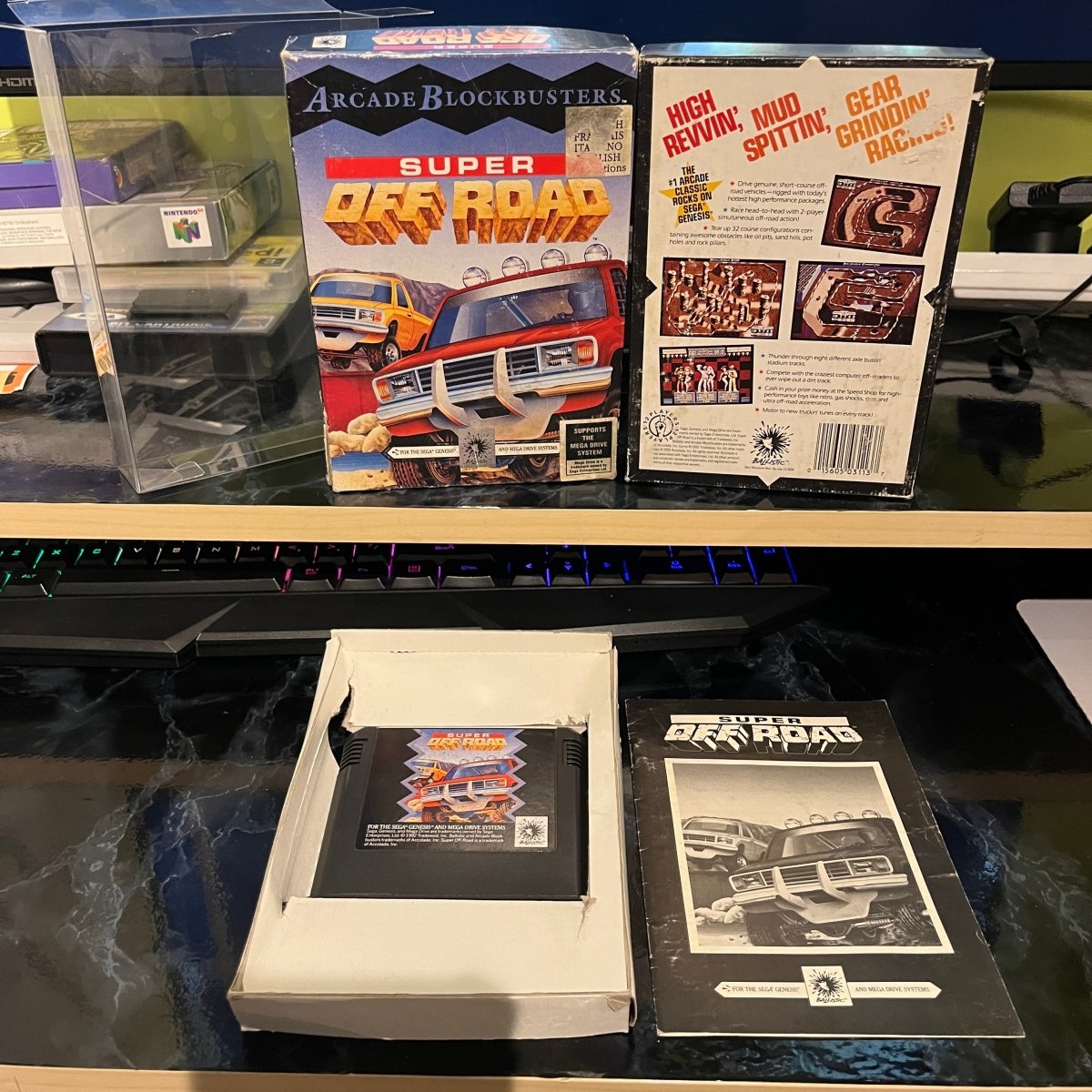 Buy Super Off Road (Box) Sega mega drive game -@ 8BitBeyond Buy Super Off Road (Box) Sega mega drive game -@ 8BitBeyond